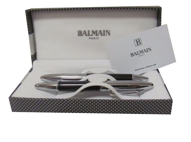 Conjunto de plumas Balmain tinta negra