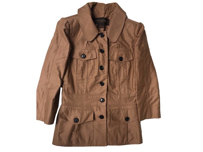 Chaqueta Louis Vuitton Estilo Sahariano de Algodón Caramelo