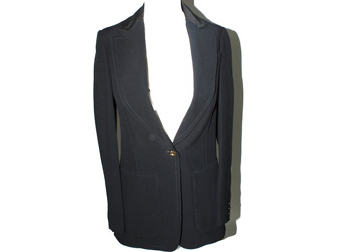 Louis Vuitton Giacca Blazer Uniforme Nera Nero
