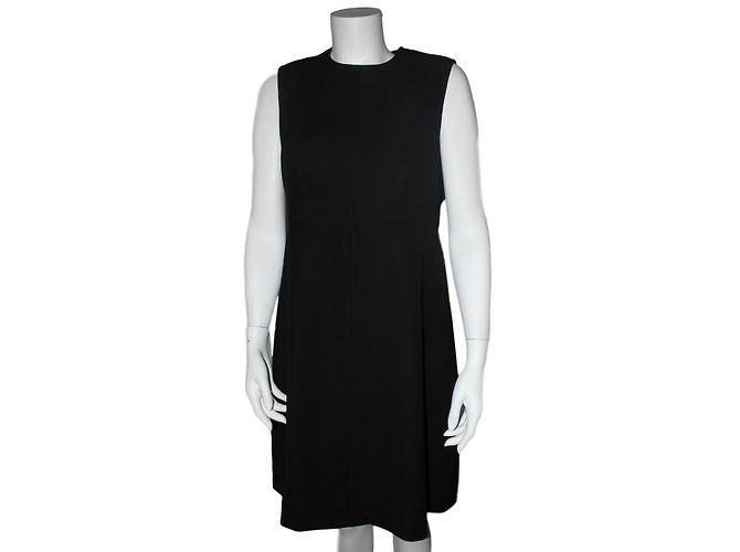 Louis Vuitton Uniform Kleid schwarz Polyester