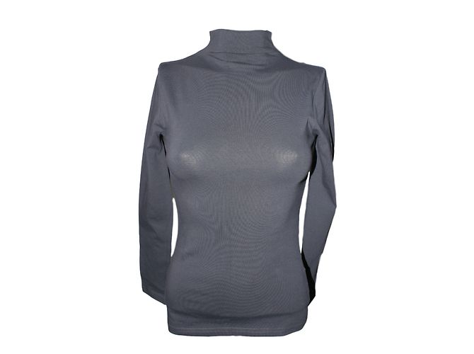 Top Louis Vuitton Uniforme gris algodón y elastano S