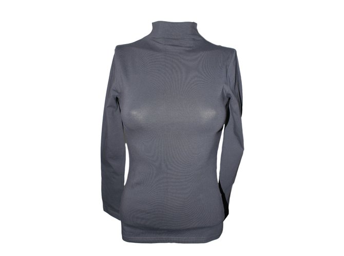 Louis Vuitton Top Uniforme Coton Elasthane Gris  ref.39709