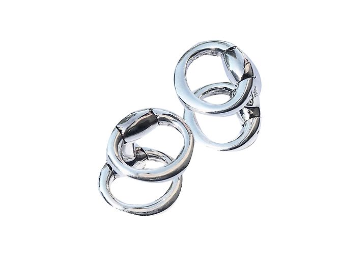Gemelli Hermès Nausicaa Argento Argento