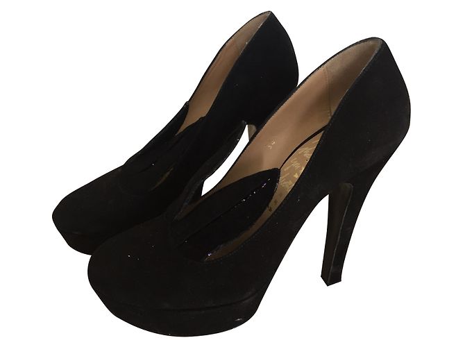 Minna Parrika Heels Black
