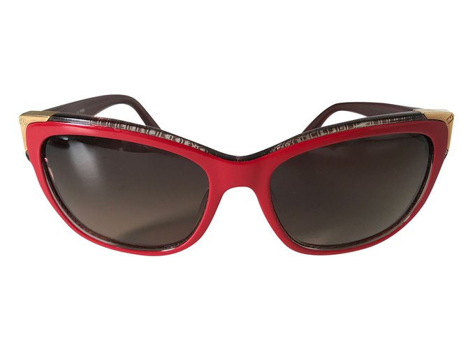 Fendi Gafas de sol Roja Plástico  ref.39909