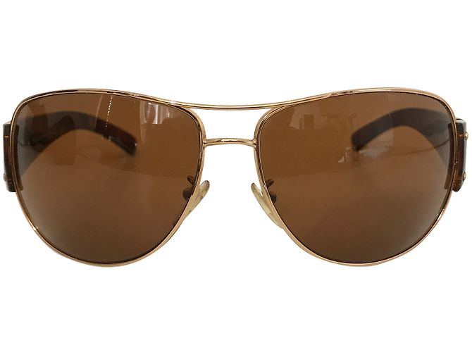Prada Aviator Sunglasses Tortoiseshell Plastic Multiple colors