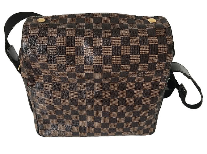 Louis Vuitton Borsa messenger Naviglio Marrone