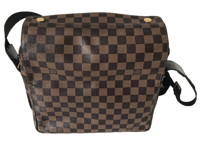 Louis Vuitton Naviglio messenger bag Toile Marron  ref.39918