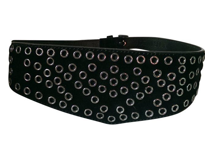 Sandro Belt Black Leather  ref.39932