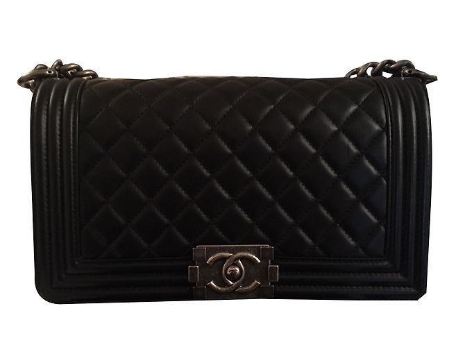 Boy Chanel borsetta Nero Pelle
