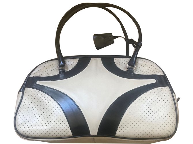 Prada Bowling Cuir  ref.40003