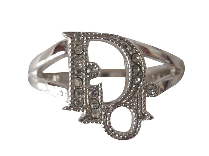 Dior Christian Dior Icon ring 18 Japan size S bague Silver Black  R1229HOMMTProduct Code2101216951440BRAND OFF Online Store