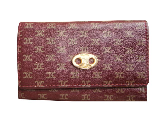 Céline Purse, wallet, case Brown Leather  ref.40201