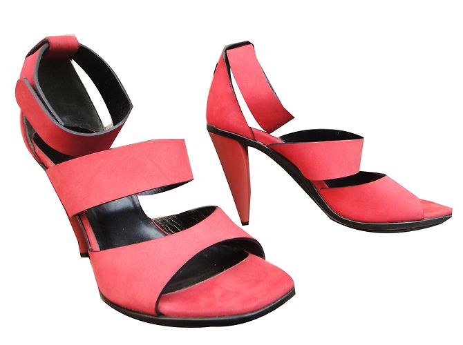 Sandali Balenciaga in pelle rosa