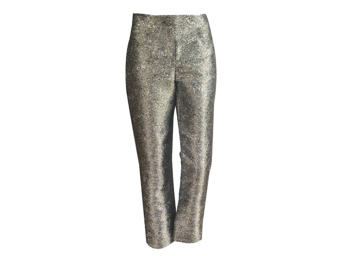 Chanel Runway pants Golden Polyester  ref.40223