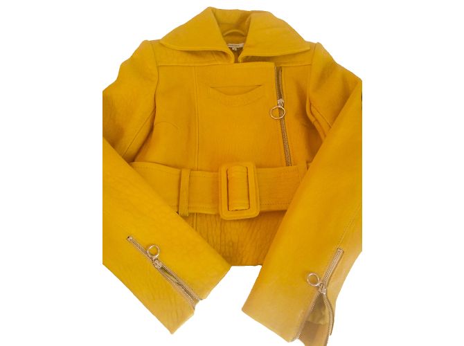 Carven Lederjacke