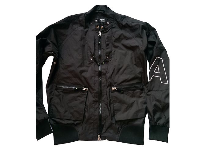 Giacca bomber Armani Jeans nera XL Nero