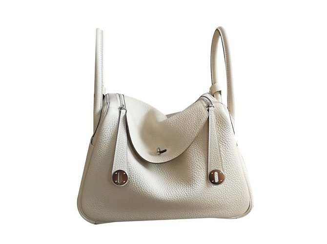 Hermès Handbags Beige Leather  ref.40425