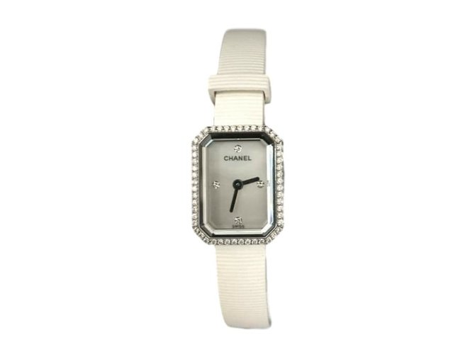 Première Chanel Relógios finos Branco  ref.40491