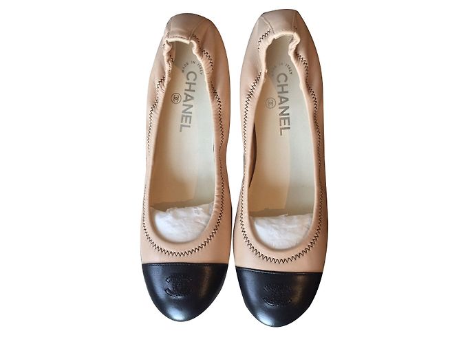 Chanel Bailarinas Bege