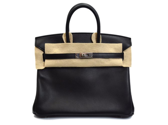 Hermès Birkin 25 Black Leather  ref.40561