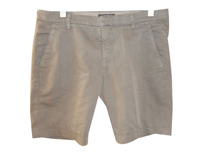 Dondup nwt men's shorts Grey Cotton  ref.40688