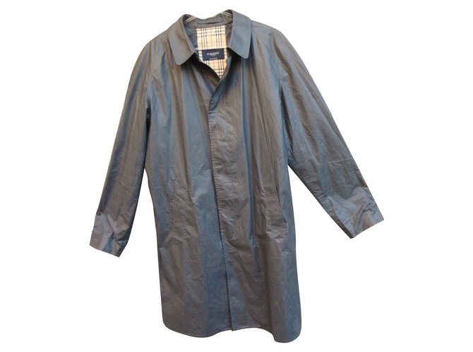 burberry rain coat mens
