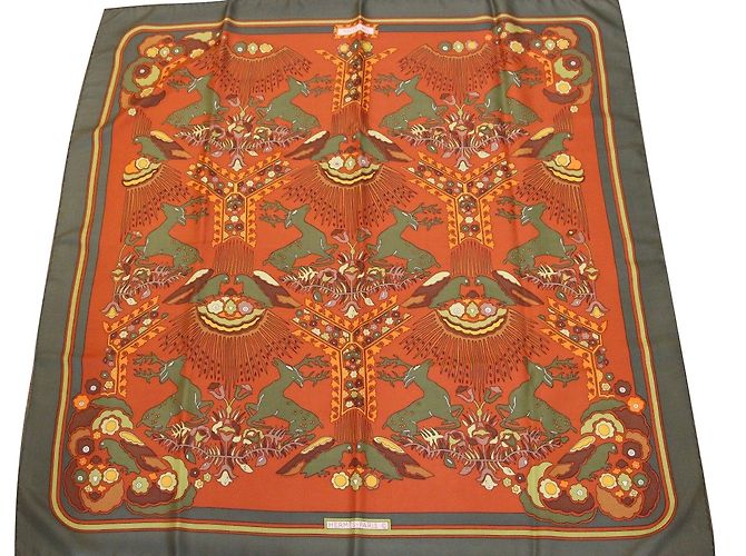 Collezione Tally-Ho di Hermès Verde Arancione