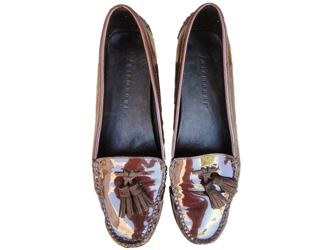 Fairmount Loafers slip ons Prune Patent leather  ref.40889