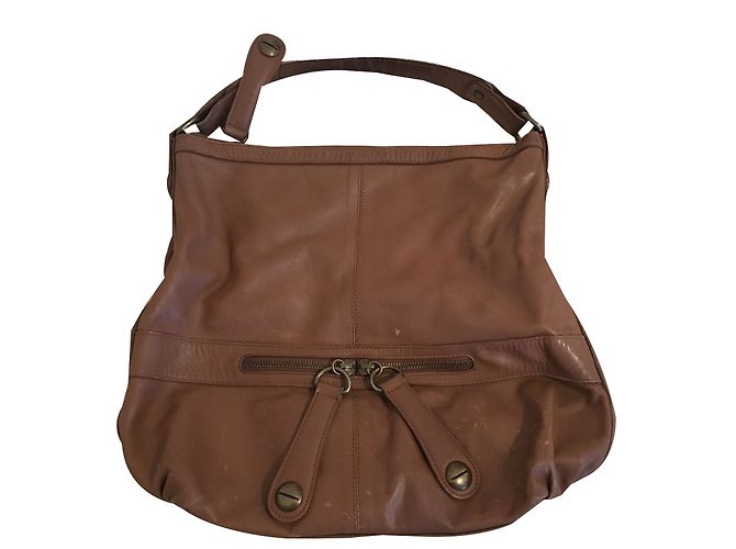 Gerard Darel Midday Midnight Ledertasche Hellbraun