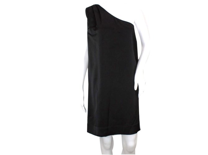 Stella Mc Cartney Dress Black Rayon  ref.40957
