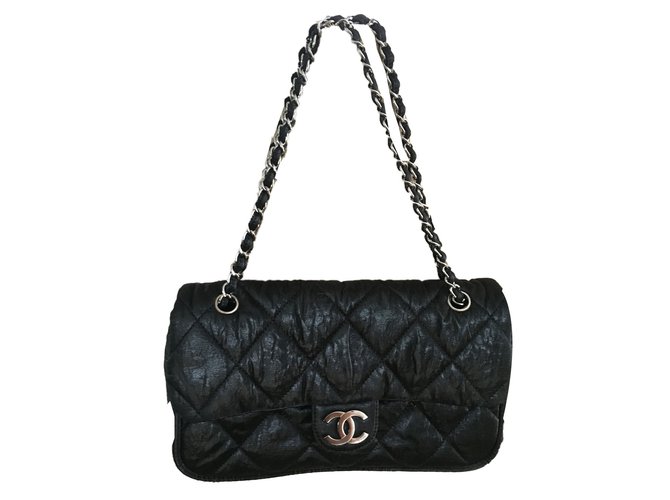 Chanel Timeless Black Leather  ref.41000