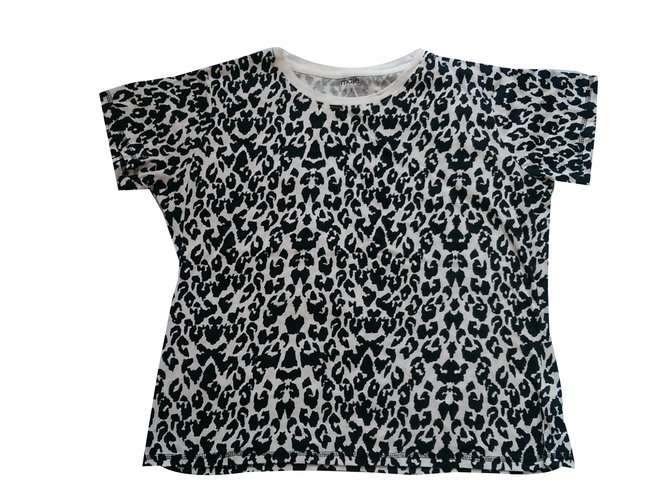 Top de algodón estampado Maje Multicolor 
