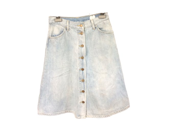 Levi's Skirt Blue Cotton  ref.41079