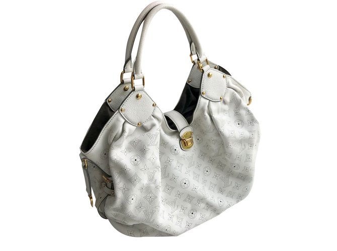 Louis Vuitton Mahina White Leather  ref.41083
