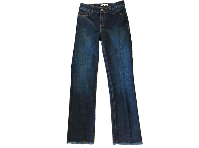 Maje Jeans Blu Cotone  ref.41131