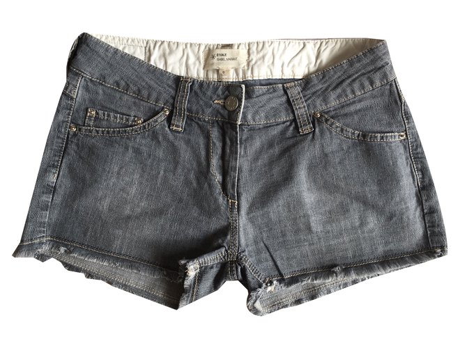 Isabel Marant Etoile Shorts Grey Cotton  ref.41152