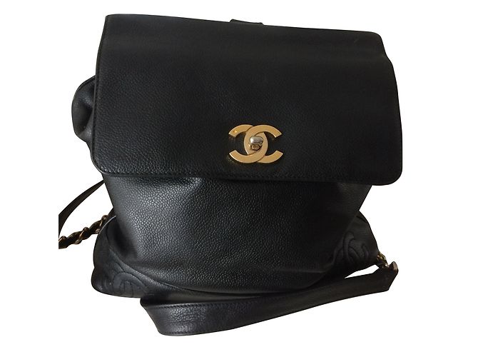 Chanel Rucksack Schwarz