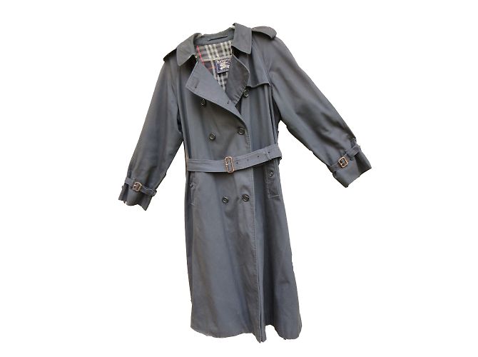 Trench Burberry Blu Navy
