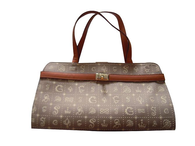 Bolso Lancel Dalisecret Daligram Beige Naranja Cuero
