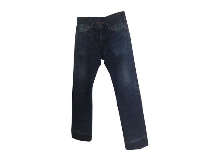 Levi's 504 Blue Cotton  ref.41278