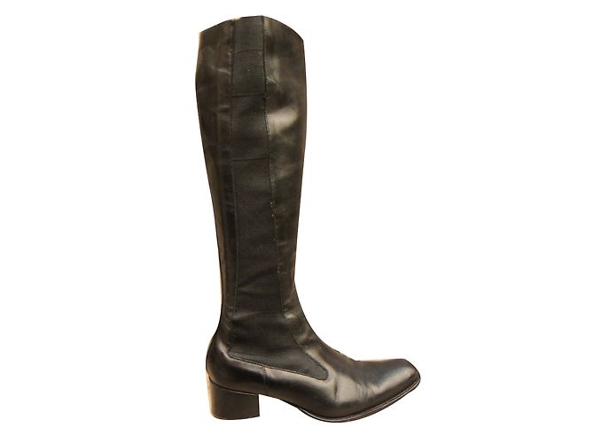 Botas de cuero Free Lance Neo 7 Oblique Negras Negro