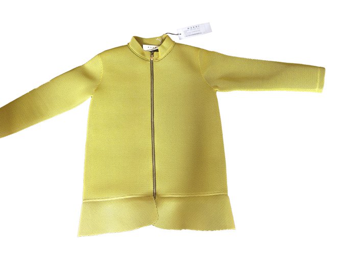 Marni Jackets Yellow Polyester  ref.41312