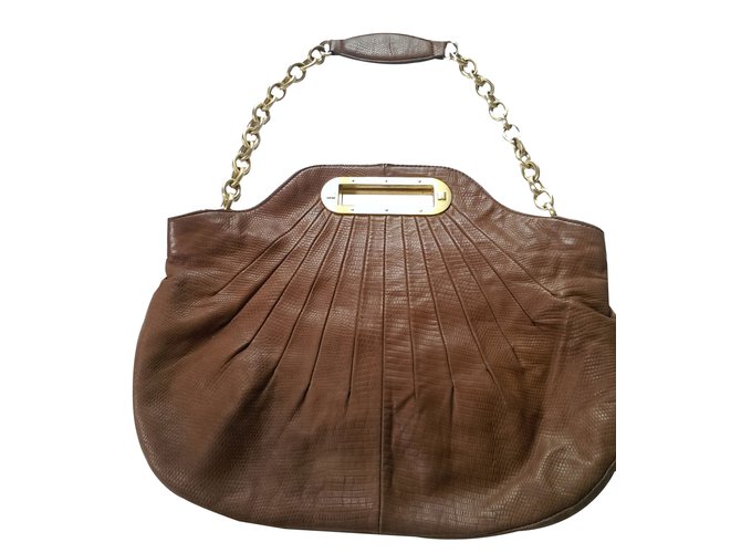 Bcbg Max Azria Handbag Caramel Leather  ref.41352