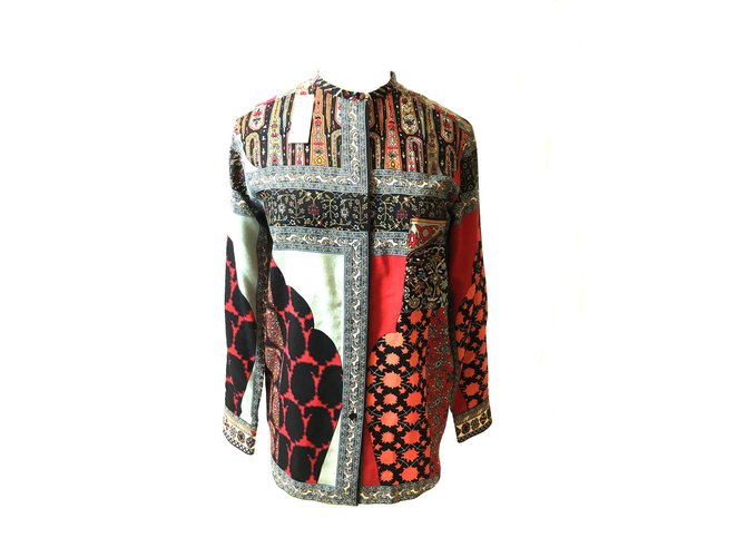 Hermès camicetta Multicolore Cachemire  ref.41396