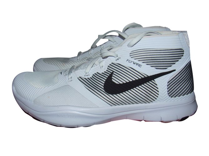 Nike Sneakers White Leather  ref.41444