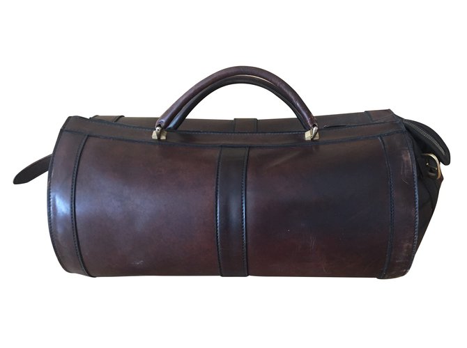 Loewe DR. BAG Brown Leather  ref.41489