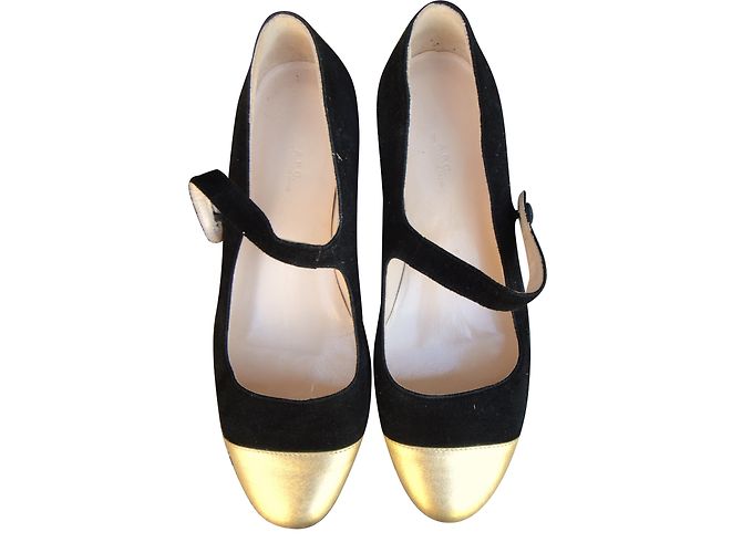 Apc Babys Ballerinas Schwarz Hirschleder 37