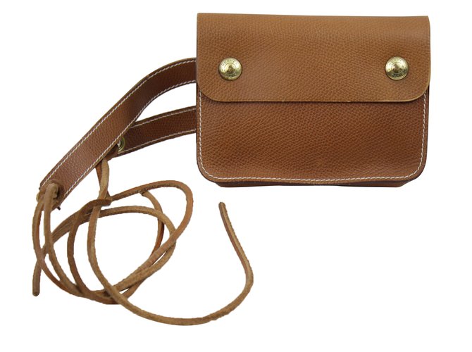 Hermès Belt bag Brown Leather  ref.41600