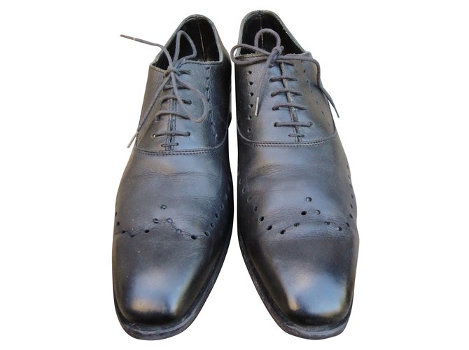 Paraboot Lace ups Black Leather  ref.41605